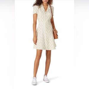 Polo Ralph Lauren - Hampton Floral Dress - Linen Hourglass Shirtdress - Size 10